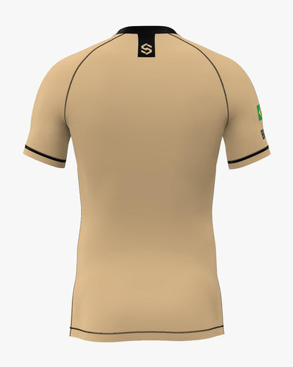 Custom Rashguard - Jaguar/Beige