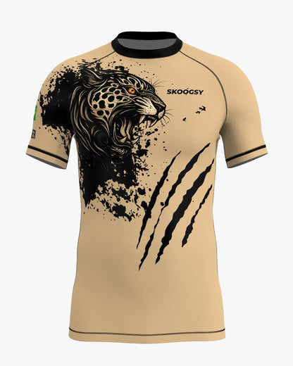 Custom Rashguard - Jaguar/Beige