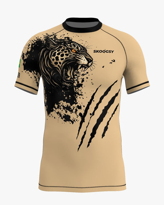 Custom Rashguard - Jaguar/Beige