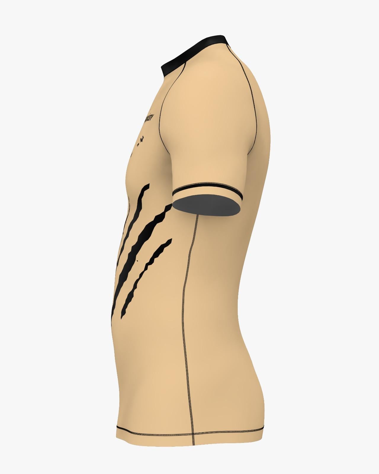 Custom Rashguard - Jaguar/Beige