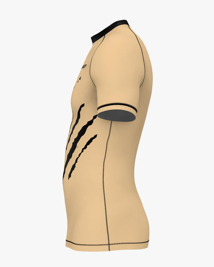 Custom Rashguard - Jaguar/Beige