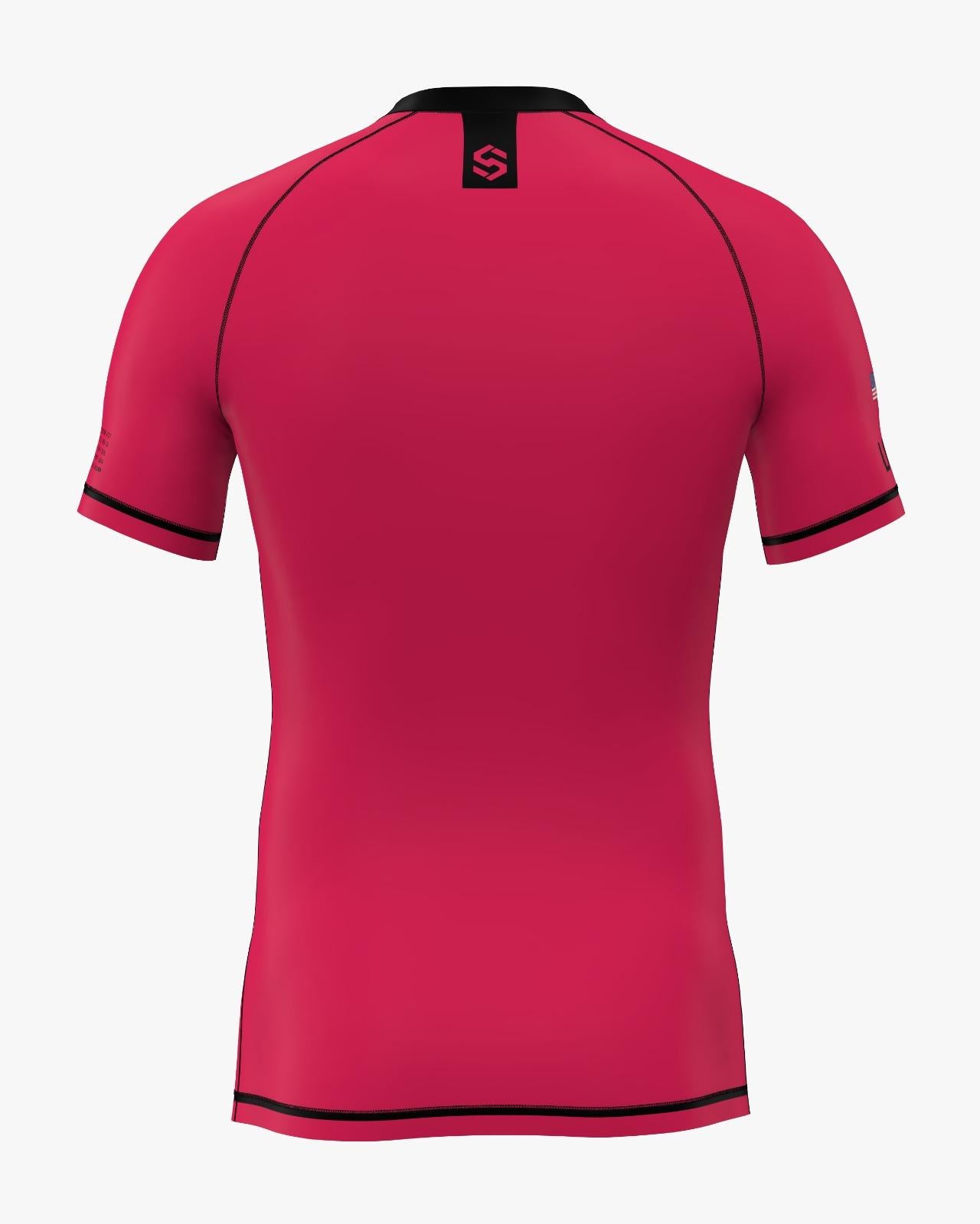 Custom Rashguard - Magenta/Black