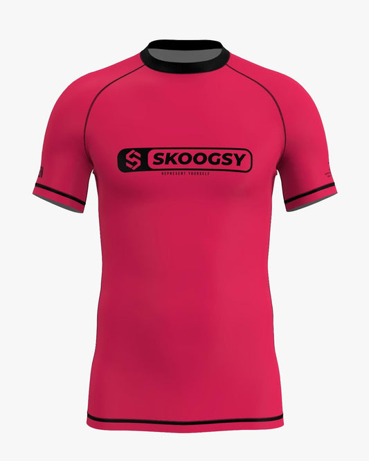 Custom Rashguard - Magenta/Black