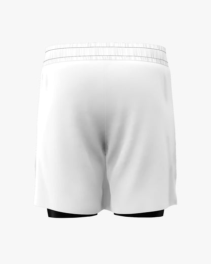 Custom Gladiator Shorts - White/Black