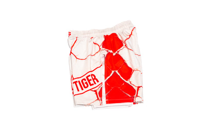 Custom Gladiator Shorts - Offwhite/Red
