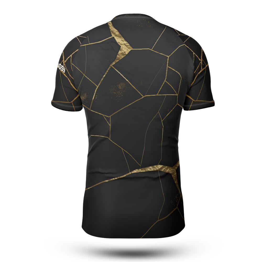 Fighter Kintsugi Short Sleeve Rashguard (Customizable)