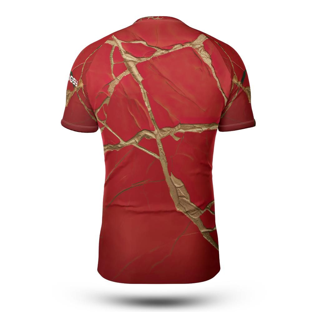 Fighter Kintsugi Short Sleeve Rashguard (Customizable)