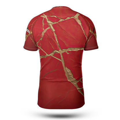 Fighter Kintsugi Short Sleeve Rashguard (Customizable)