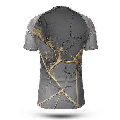 Fighter Kintsugi Short Sleeve Rashguard (Customizable)