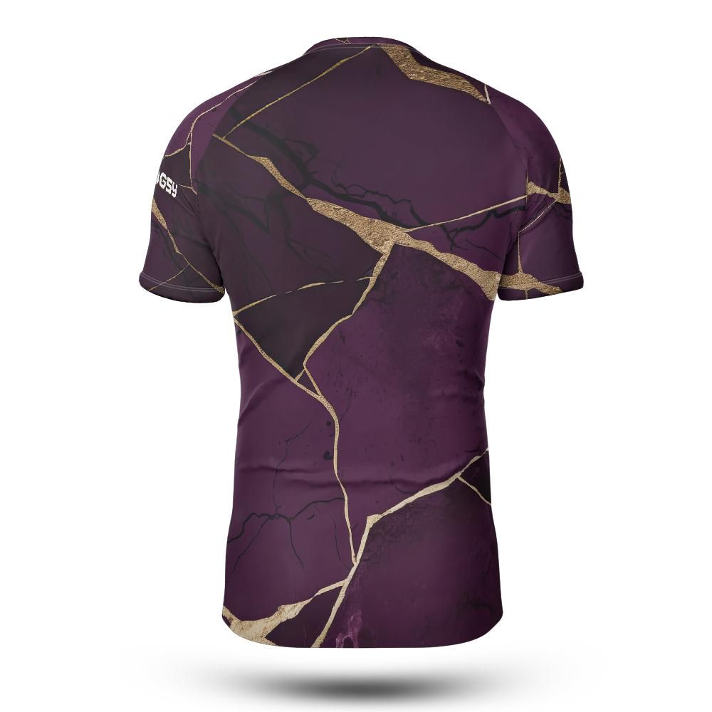 Fighter Kintsugi Short Sleeve Rashguard (Customizable)