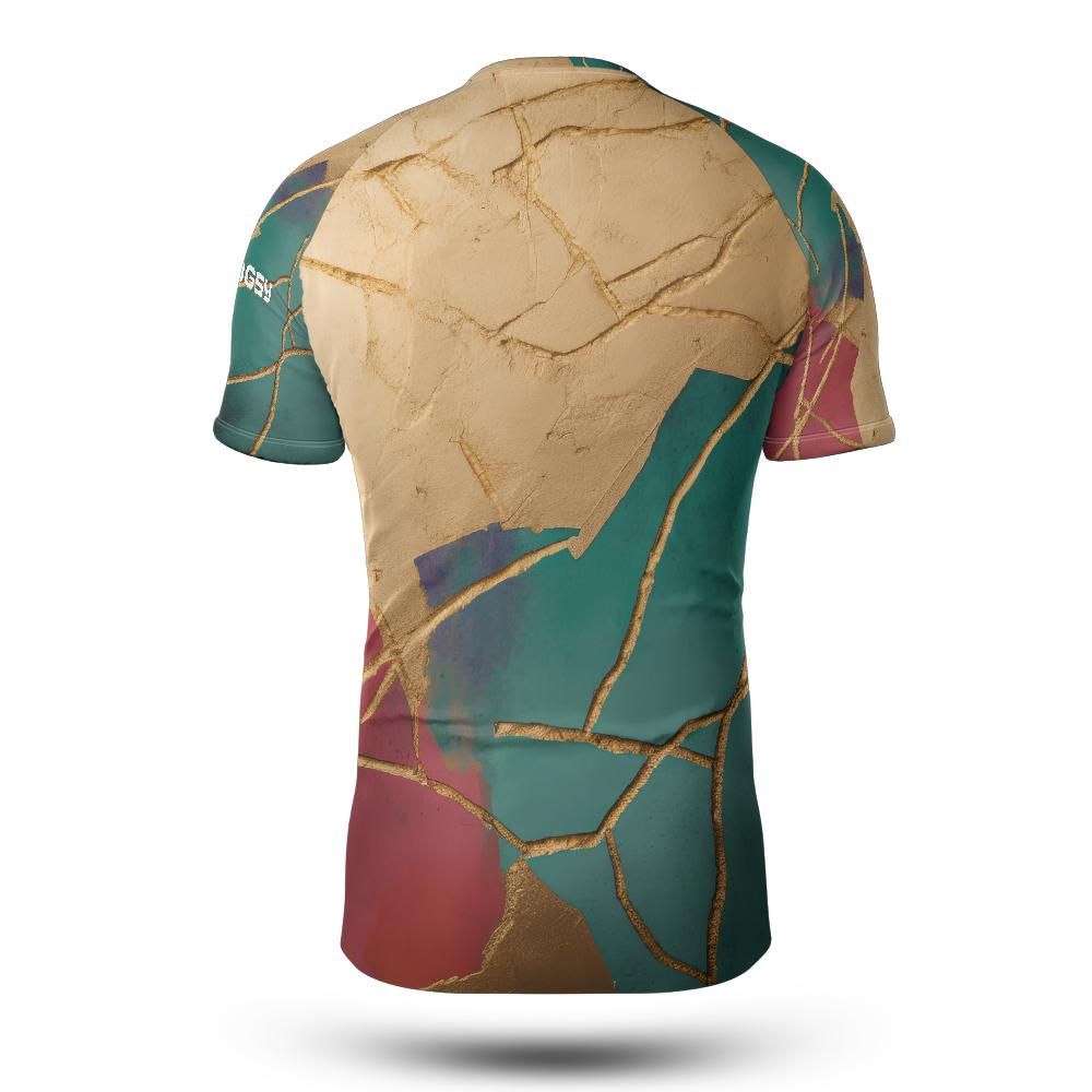 Fighter Kintsugi Short Sleeve Rashguard (Customizable)