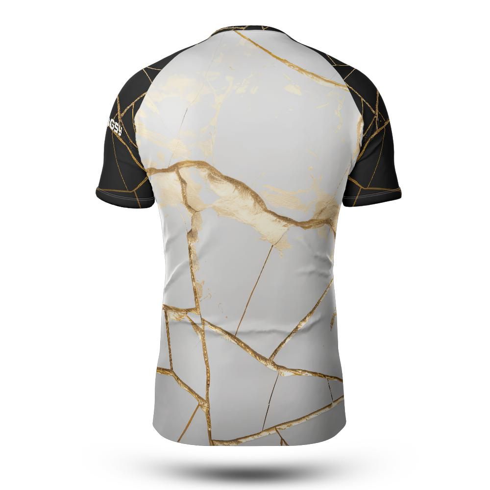 Fighter Kintsugi Short Sleeve Rashguard (Customizable)