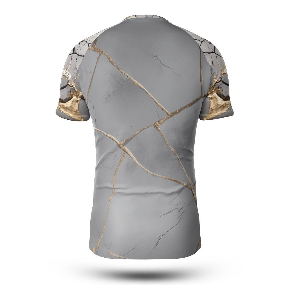 Fighter Kintsugi Short Sleeve Rashguard (Customizable)