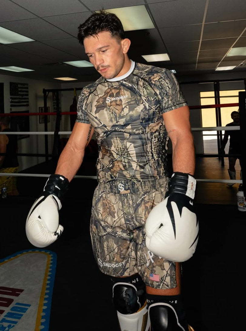 Custom Rashguard - Camo/White