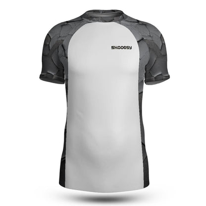 Gray Cracks Rashguard (Customizable)