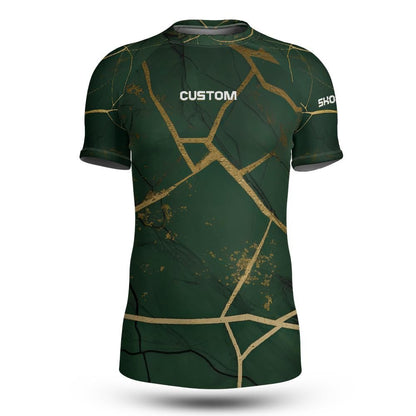 Fighter Kintsugi Short Sleeve Rashguard (Customizable)