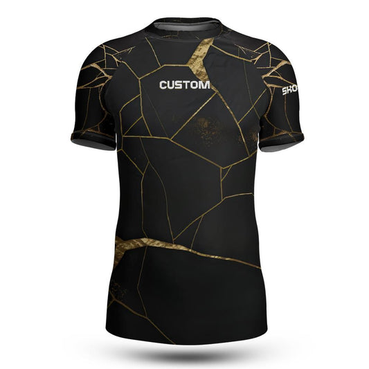 Fighter Kintsugi Short Sleeve Rashguard (Customizable)