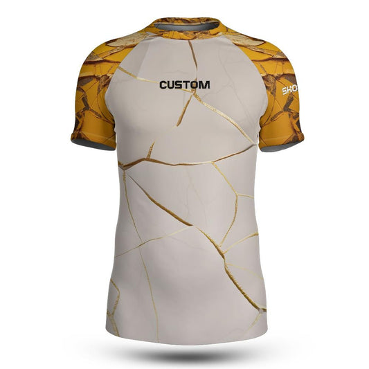 Fighter Kintsugi Short Sleeve Rashguard (Customizable)