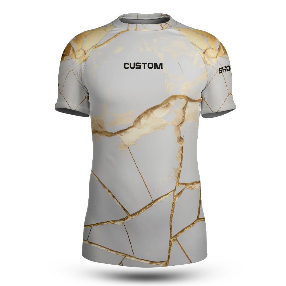 Fighter Kintsugi Short Sleeve Rashguard (Customizable)