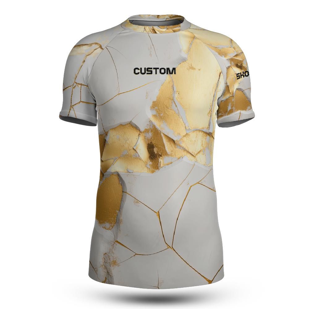 Fighter Kintsugi Short Sleeve Rashguard (Customizable)