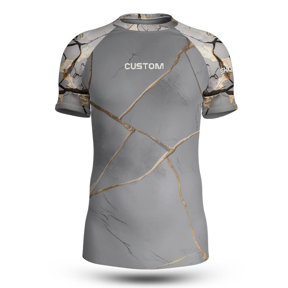 Fighter Kintsugi Short Sleeve Rashguard (Customizable)