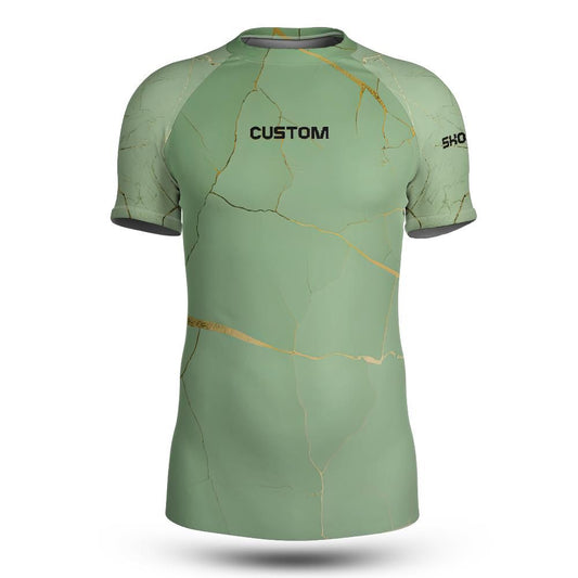 Fighter Kintsugi Short Sleeve Rashguard (Customizable)