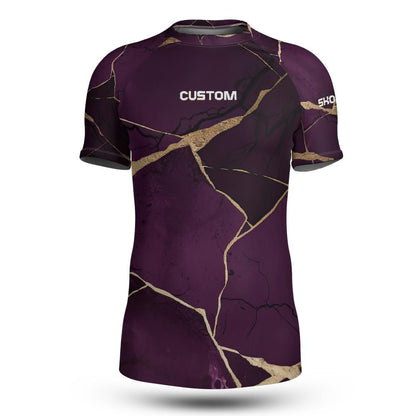 Fighter Kintsugi Short Sleeve Rashguard (Customizable)