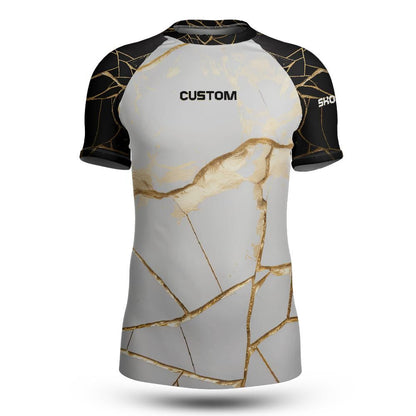 Fighter Kintsugi Short Sleeve Rashguard (Customizable)