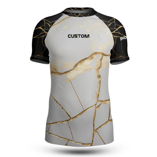 Fighter Kintsugi Short Sleeve Rashguard (Customizable)