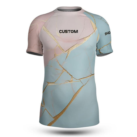 Fighter Kintsugi Short Sleeve Rashguard (Customizable)