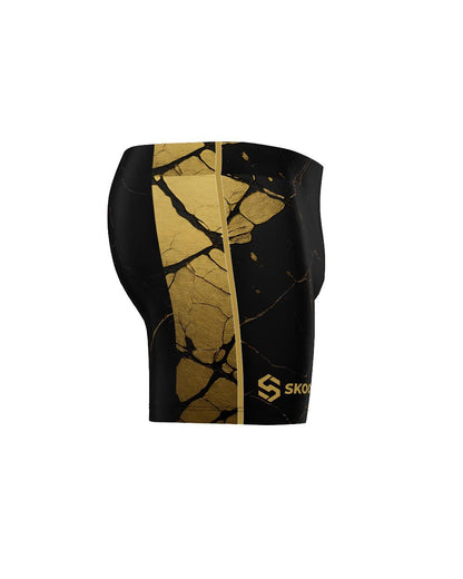 Custom Compression Shorts - Black/Gold (Male)