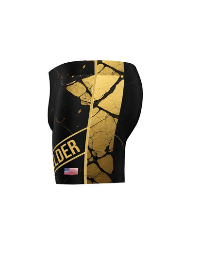 Custom Compression Shorts - Black/Gold (Male)